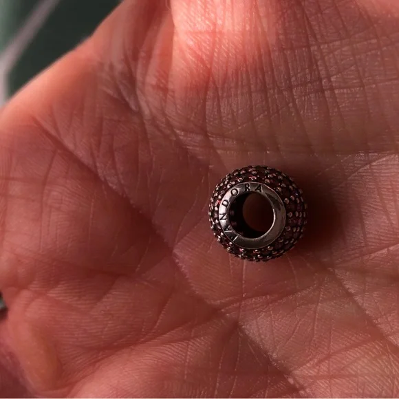 Authentic Pandora Red Pave Lights Bead 791051CZR - Picture 3 of 3